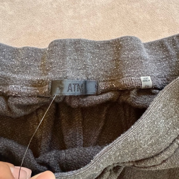 ATM Anthony Thomas Melillo Charcoal Athletic Shorts - Picture 3 of 9